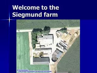 Welcome to the Siegmund farm