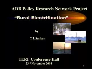 ADB Policy Research Network Project