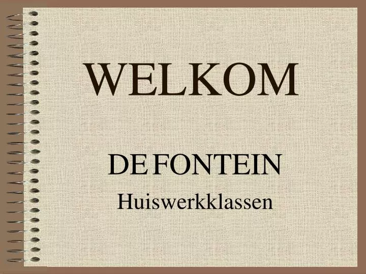 welkom