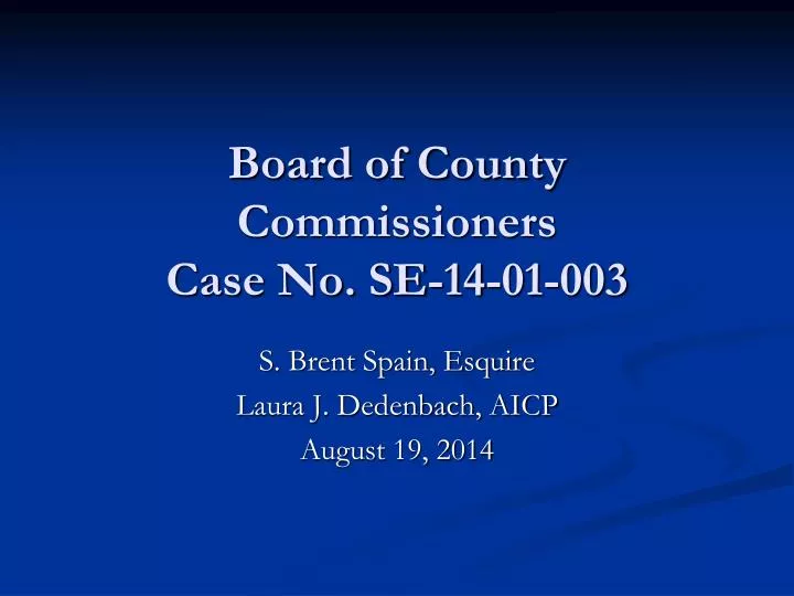 board of county commissioners case no se 14 01 003