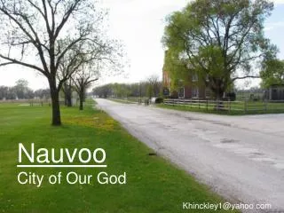Nauvoo City of Our God