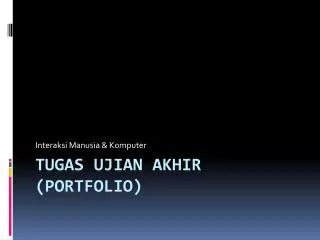 interaksi manusia komputer