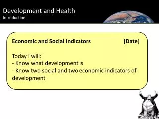 Development and Health Introduction