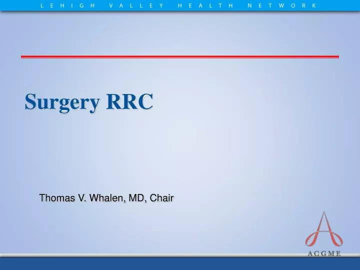 surgery rrc