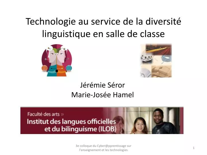 technologie au service de la diversit linguistique en salle de classe