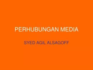 perhubungan media