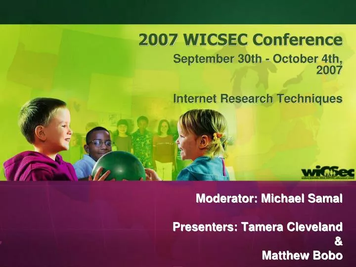 2007 wicsec conference
