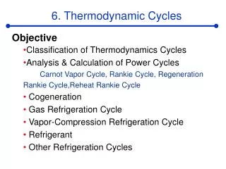 6. Thermodynamic Cycles
