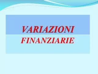 variazioni