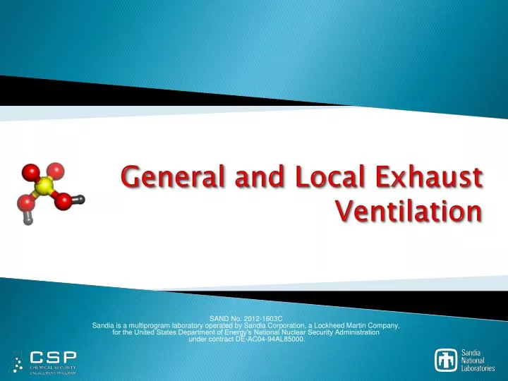 general and local exhaust ventilation