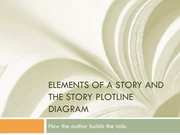 elements of a story and the story plotline diagram
