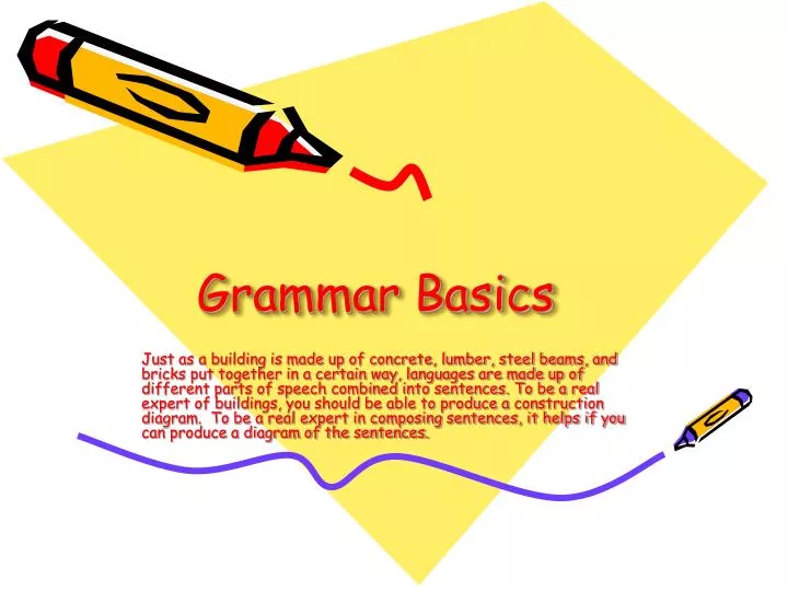 grammar basics