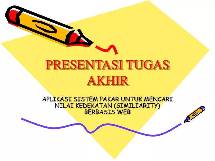 presentasi tugas akhir