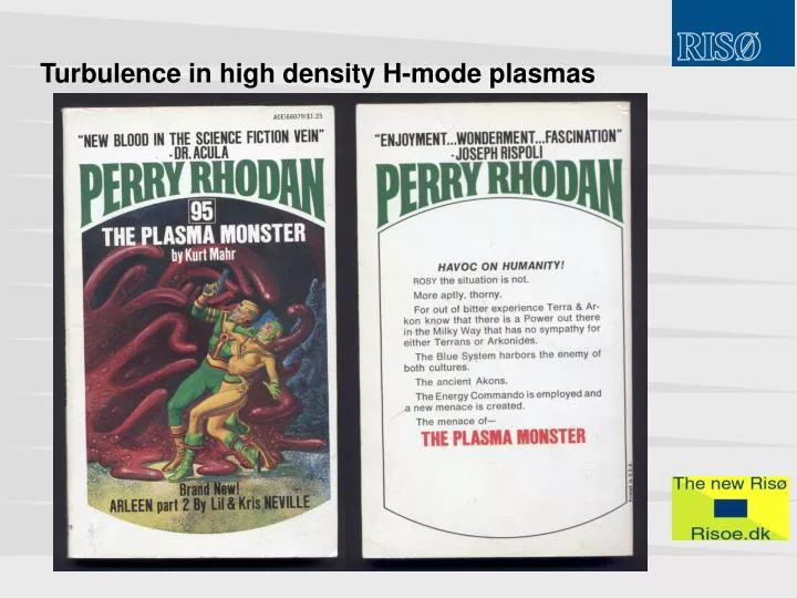 turbulence in high density h mode plasmas