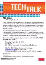 AFL Global - slide 1