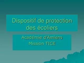 dispositif de protection des coliers