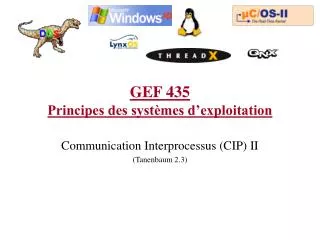 gef 435 principes des syst mes d exploitation