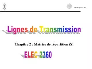 chapitre 2 matrice de r partition s