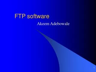 FTP software