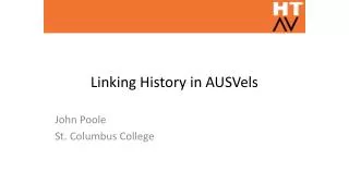 Linking History in AUSVels
