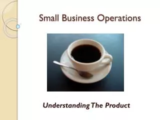 Small Business Operations