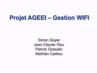 projet ageei gestion wifi