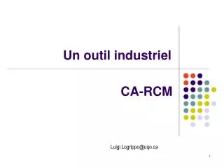 un outil industriel