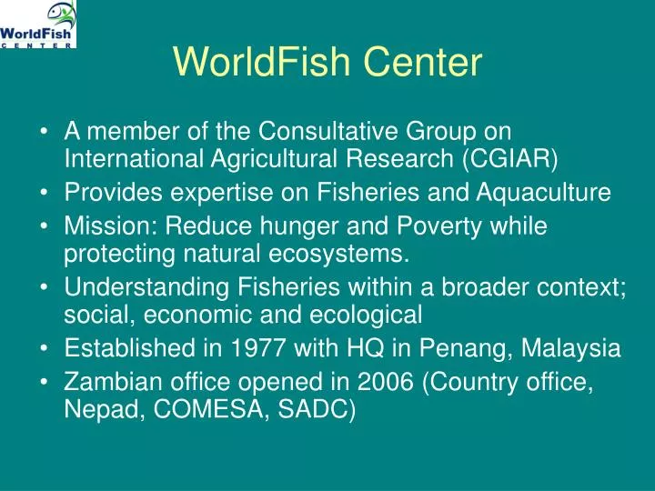 worldfish center