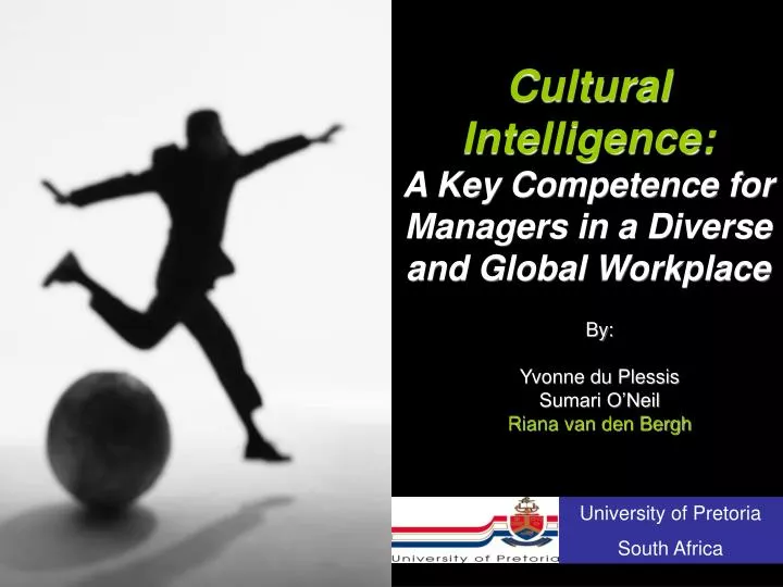 cultural intelligence a key competence for managers in a diverse and global workplace