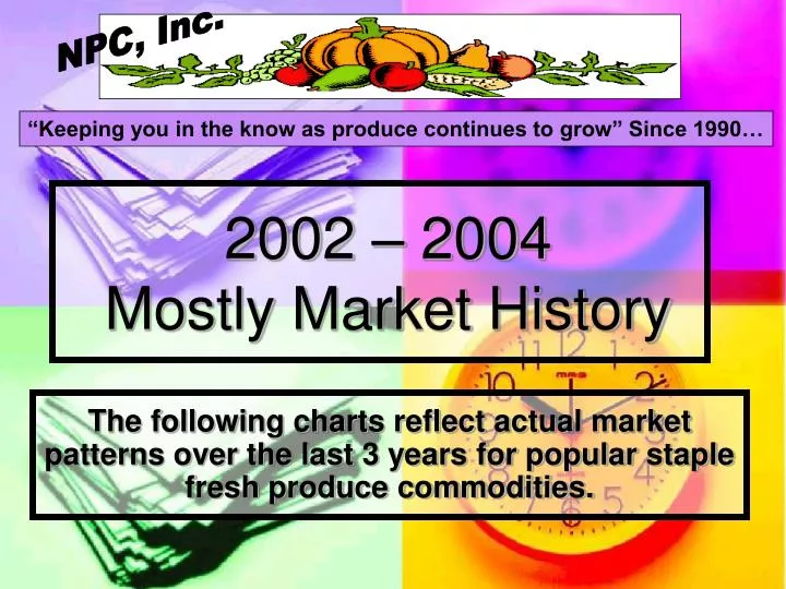 2002 2004 mostly market history