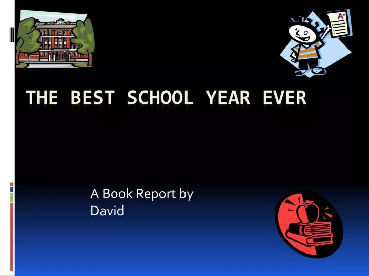 a book report by david