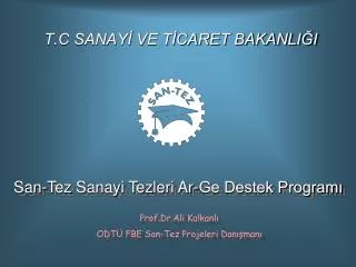 t c sanay ve t caret bakanli i