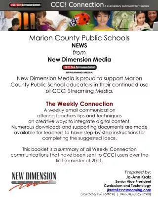 Marion County Public Schools NEWS from New Dimension Media