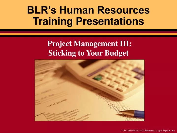 blr s human resources training presentations