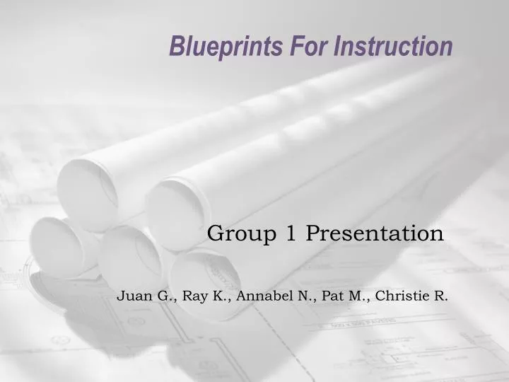 group 1 presentation
