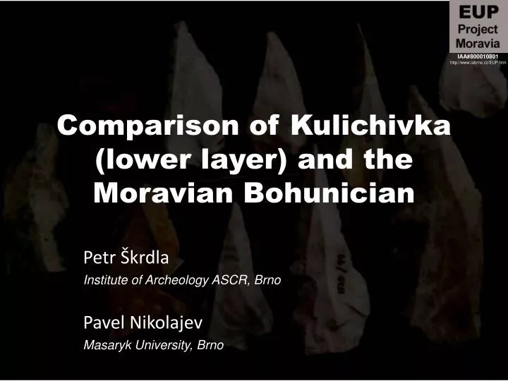 comparison of kulichivka lower layer and the moravian bohunician