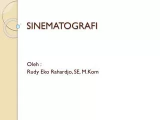 SINEMATOGRAFI