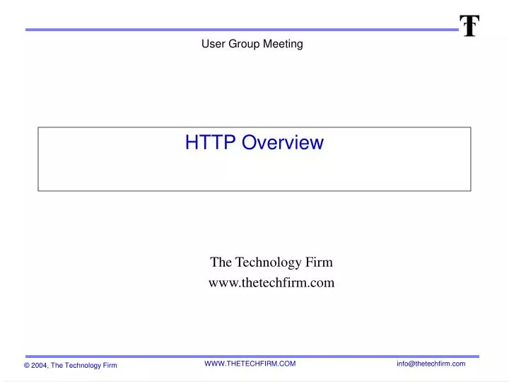 http overview