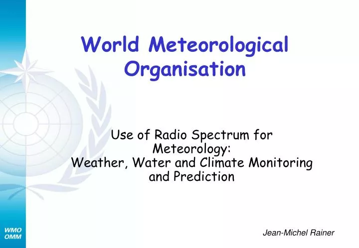 world meteorological organisation