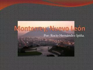 monterrey nuevo le n