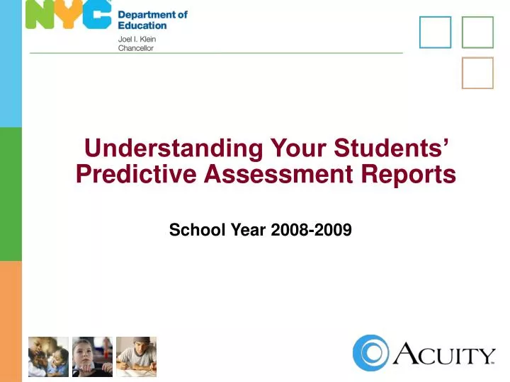 understanding your students predictive assessment reports
