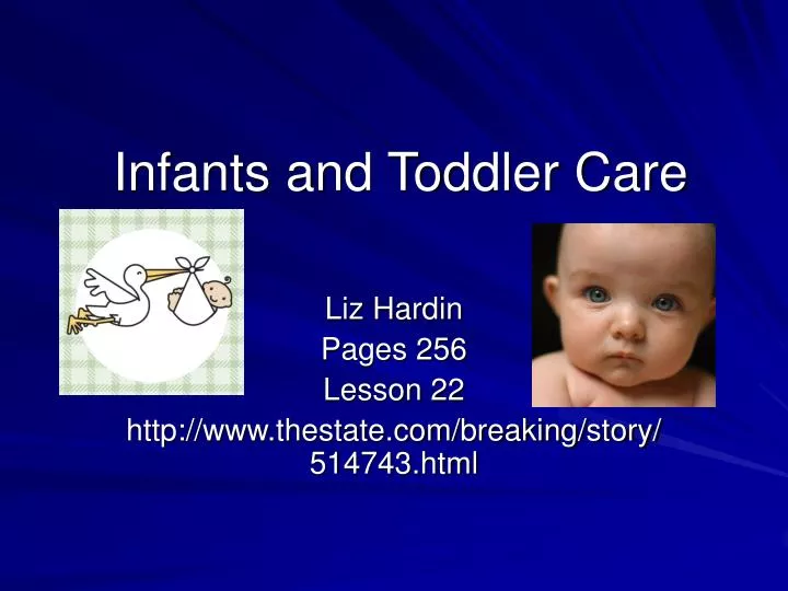 infants and toddler care