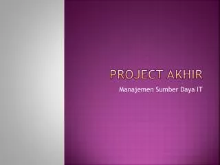 project akhir