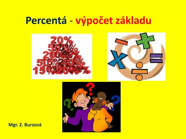 percent v po et z kladu