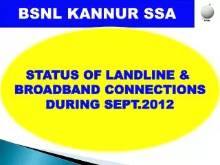 BSNL KANNUR SSA