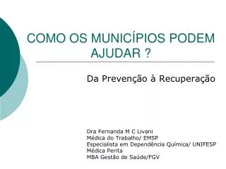 como os munic pios podem ajudar