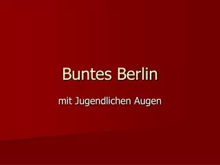 buntes berlin