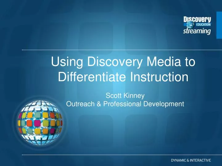 using discovery media to differentiate instruction
