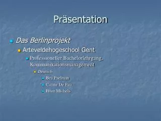 pr sentation