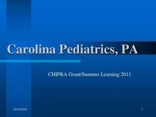 Carolina Pediatrics, PA